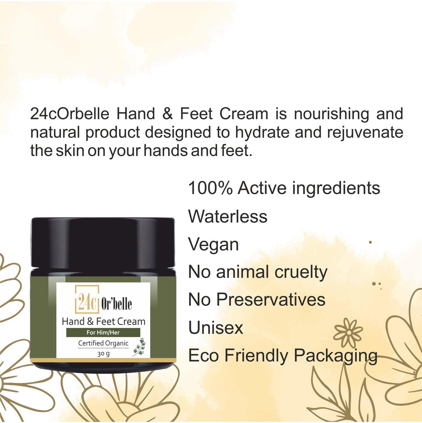 Hand and feet cream